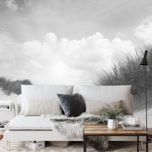 Papier Peint Sandy Days En Noir Et Blanc – Image 3