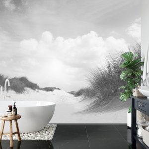 Papier Peint Sandy Days En Noir Et Blanc – Image 5