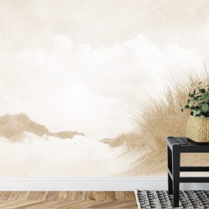 Papier Peint Sandy Days Faded Vintage En Sépia – Image 7