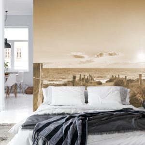 Papier Peint Coucher De Soleil D'été Sépia – Image 8