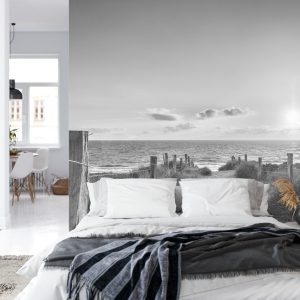 Papier Peint Coucher De Soleil D'été Noir Et Blanc – Image 8