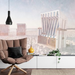 Papier Peint Ostsee Strandkörbe – Image 4