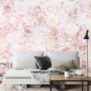 Papier Peint Fleuri Fané Millésime – Image 3