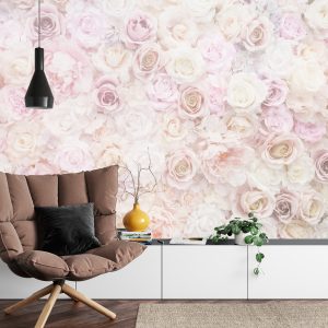 Papier Peint Fleuri Fané Millésime – Image 4