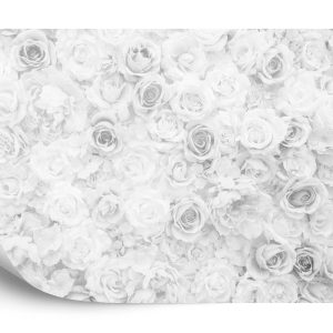 Papier Peint Délavé Floral Vintage Noir & Blanc – Image 2