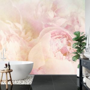 Papier Peint Belles Fleurs Fanées Vintage – Image 5