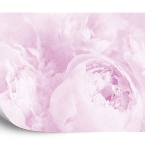 Papier Peint Belles Fleurs Fanées Vintage Violet – Image 2