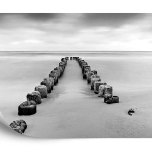 Papier Peint Flux Et Reflux Noir Et Blanc – Image 2