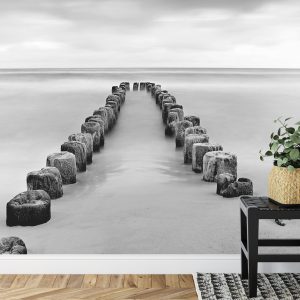 Papier Peint Flux Et Reflux Noir Et Blanc – Image 7