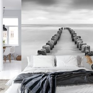 Papier Peint Flux Et Reflux Noir Et Blanc – Image 8