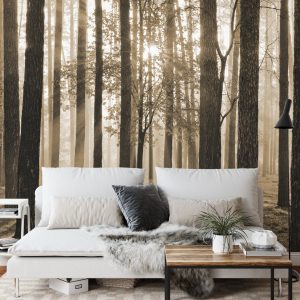 Papier Peint Lever Du Soleil En Sépia – Image 3