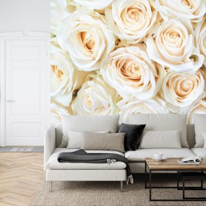 Papier Peint Crème De Bouquet De Roses – Image 6