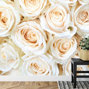 Papier Peint Crème De Bouquet De Roses – Image 7