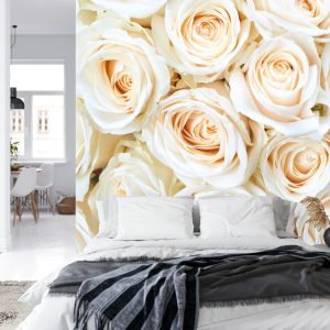 Papier Peint Crème De Bouquet De Roses – Image 8