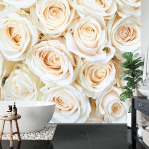 Papier Peint Crème De Bouquet De Roses – Image 5