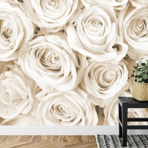 Papier Peint Rose Bouquet Sépia – Image 7