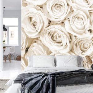 Papier Peint Rose Bouquet Sépia – Image 8