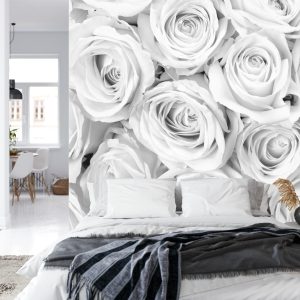 Papier Peint Bouquet De Roses Noir & Blanc – Image 8