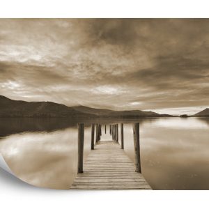 Papier Peint Tranquillité En Sépia – Image 2