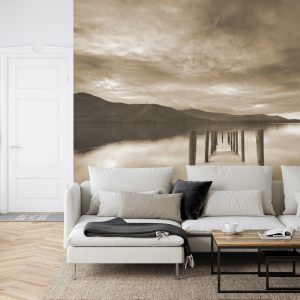 Papier Peint Tranquillité En Sépia – Image 6