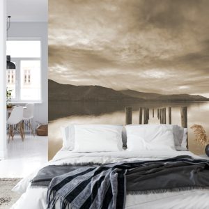 Papier Peint Tranquillité En Sépia – Image 8