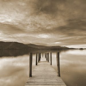 Papier Peint Tranquillité En Sépia – Image 1