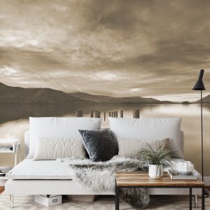 Papier Peint Tranquillité En Sépia – Image 3