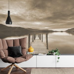 Papier Peint Tranquillité En Sépia – Image 4