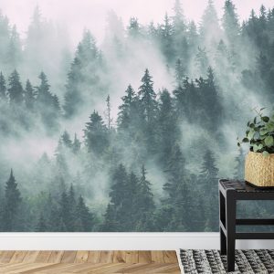 Papier Peint Forêt Dans La Brume – Image 7