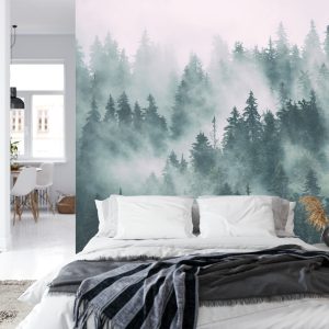 Papier Peint Forêt Dans La Brume – Image 8