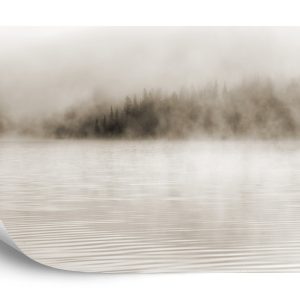 Papier Peint Brume Sur L'eau En Sépia – Image 2