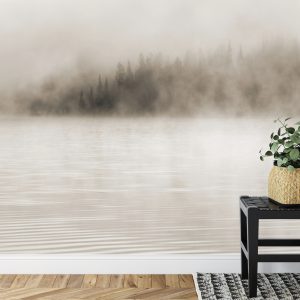 Papier Peint Brume Sur L'eau En Sépia – Image 7