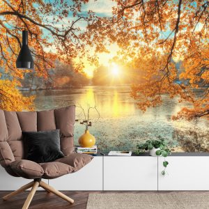 Papier Peint Coucher De Soleil D'automne – Image 4