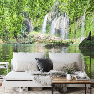 Papier Peint Piscine Cascade – Image 3