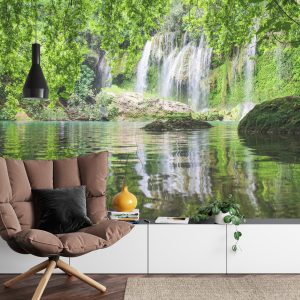 Papier Peint Piscine Cascade – Image 4