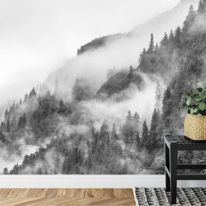 Papier Peint Brume Dans La Forêt Noire – Image 7