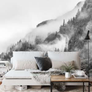 Papier Peint Brume Dans La Forêt Noire – Image 3