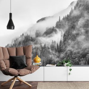 Papier Peint Brume Dans La Forêt Noire – Image 4