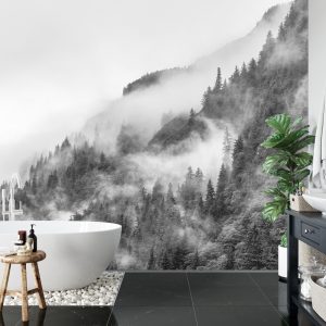 Papier Peint Brume Dans La Forêt Noire – Image 5