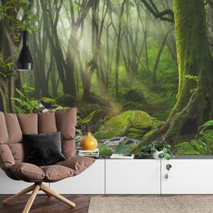 Papier Peint Profondément Dans La Forêt – Image 4