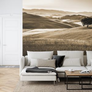 Papier Peint Rolling Hills En Sépia – Image 6