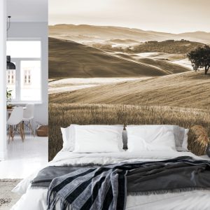 Papier Peint Rolling Hills En Sépia – Image 8