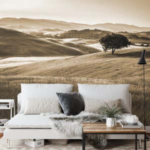 Papier Peint Rolling Hills En Sépia – Image 3