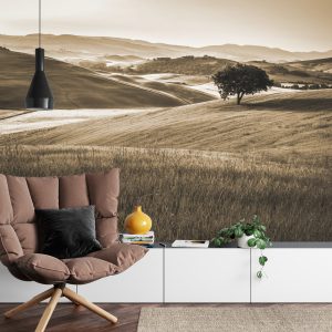 Papier Peint Rolling Hills En Sépia – Image 4