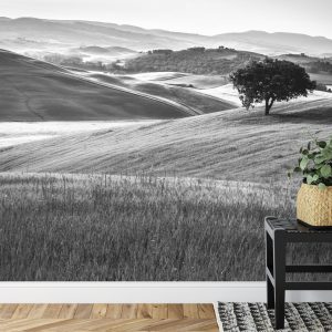 Papier Peint Rolling Hills En Noir Et Blanc – Image 7