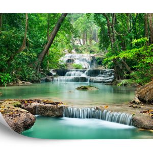 Papier Peint Chutes Turquoises – Image 2