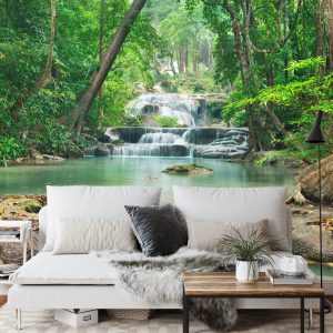 Papier Peint Chutes Turquoises – Image 3