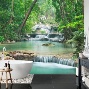 Papier Peint Chutes Turquoises – Image 5