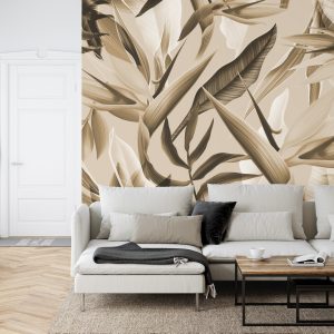 Papier Peint Tropicalia Sépia – Image 6