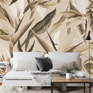 Papier Peint Tropicalia Sépia – Image 3